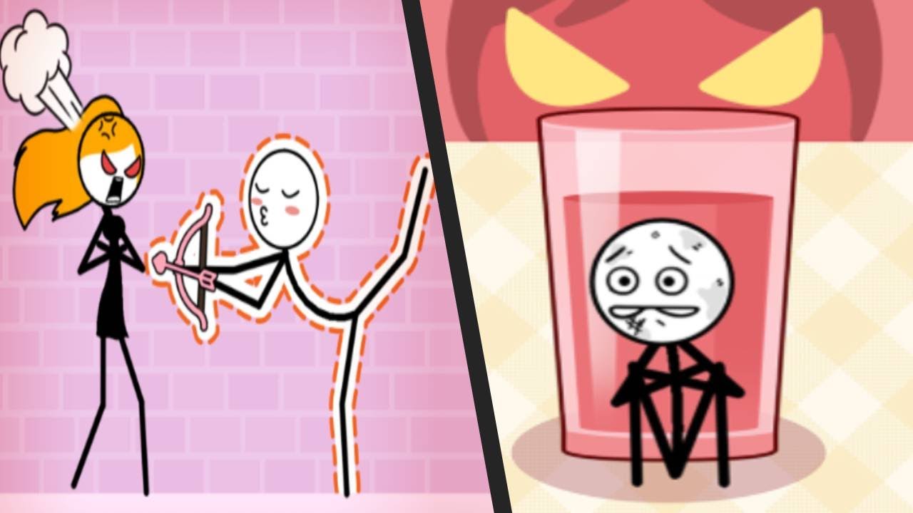 THROUGH THE WALL vs HIDE ME - New LEVELS Satisfying Double Mobile Gameplay - BEST android GAMES