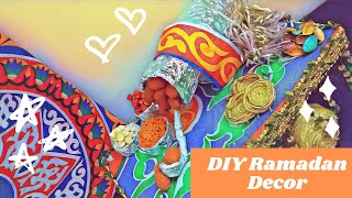 زينة رمضان|افكار سهلة لعمل زينة رمضان فى البيت//عمل قدرة الفول..2_DIY Ramadan Decor..Part1 shorts