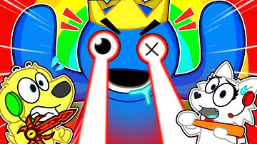 RAINBOW FRIENDS BOSS BATTLE & Unlocking ALL ROBLOX BACKROOMS MORPHS!!