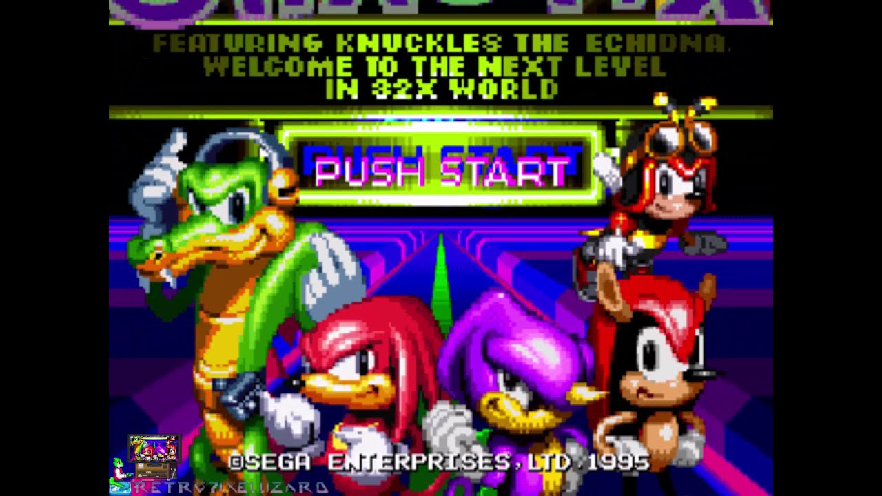 Knuckle's Chaotix (32X) - Gameplay