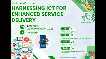 HARNESSING ICT FOR ENHANCED SERVICE DELIVERY- WEBINAR
