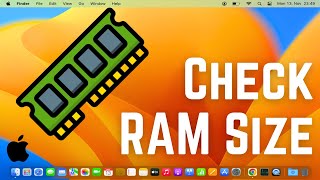 How to Check RAM Size on Mac (macOS)