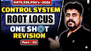 GATE/ESE/PSU 2025/26 | Control Systems Revision #9 | Root Locus | Manoj sir