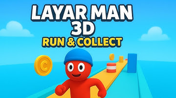 Layar Man 3D: Run & Collect | Crazy 3D Gameplay Shorts