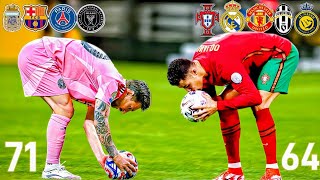 Messi vs Ronaldo : All Free Kick Goals in Career (2004-2026)