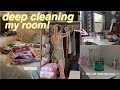 DEEP CLEAN my ROOM with me! *chill/motivational vibes* | SavWay