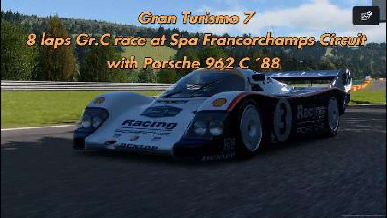 Gran Turismo 7] Porsche 962 C'88 700pp tune update 1.55 - YouTube