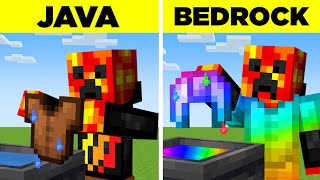50 JAVA vs BEDROCK Myths in Minecraft!