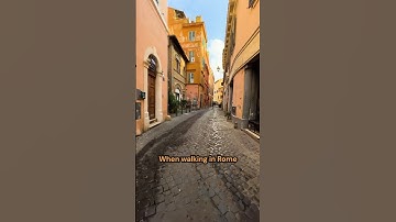 Thumbnail of The uneven ground of Trastevere in Rome