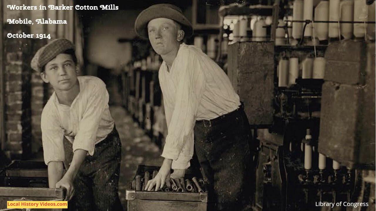 Old Photos of the Workers of Mobile Alabama