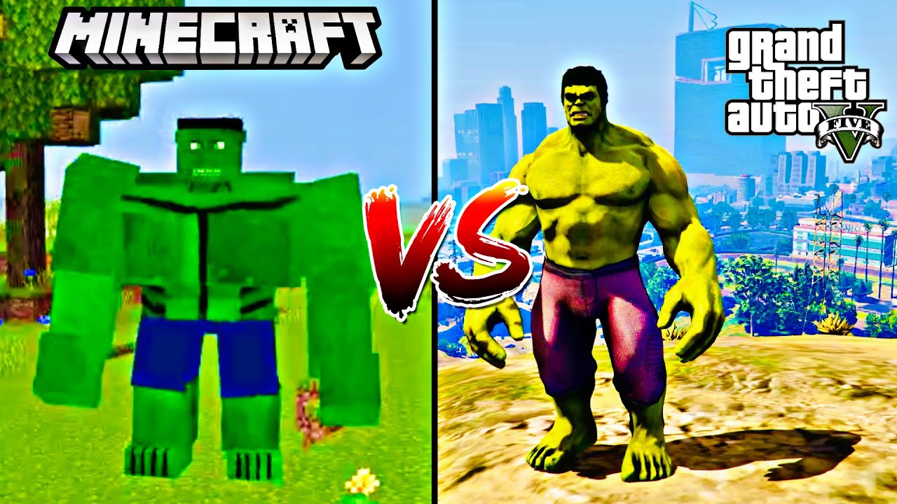 Minecraft vs gta 5 фото 1