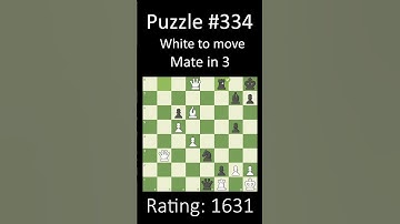 Daily Chess Puzzle no.334 #shorts