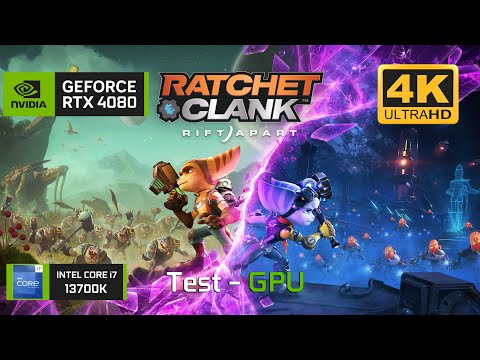 Ratchet & Clank: Rift Apart | RTX 4080 | Intel Core i7-13700K | 1080p | 1440p | 4K | TEST GPU