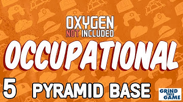 PYRAMID BASE #5 - Oxygen Not Included - Occupational Upgrade (JOBS, HATS & CONVEYOR RAILS)