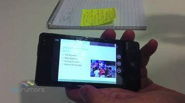 Windows Phone Mango demo - Office and SkyDrive