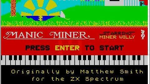 Manic Miner Complete Walkthrough!