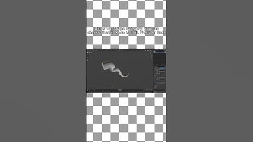 Turning a curve into a tube in Blender tutorial