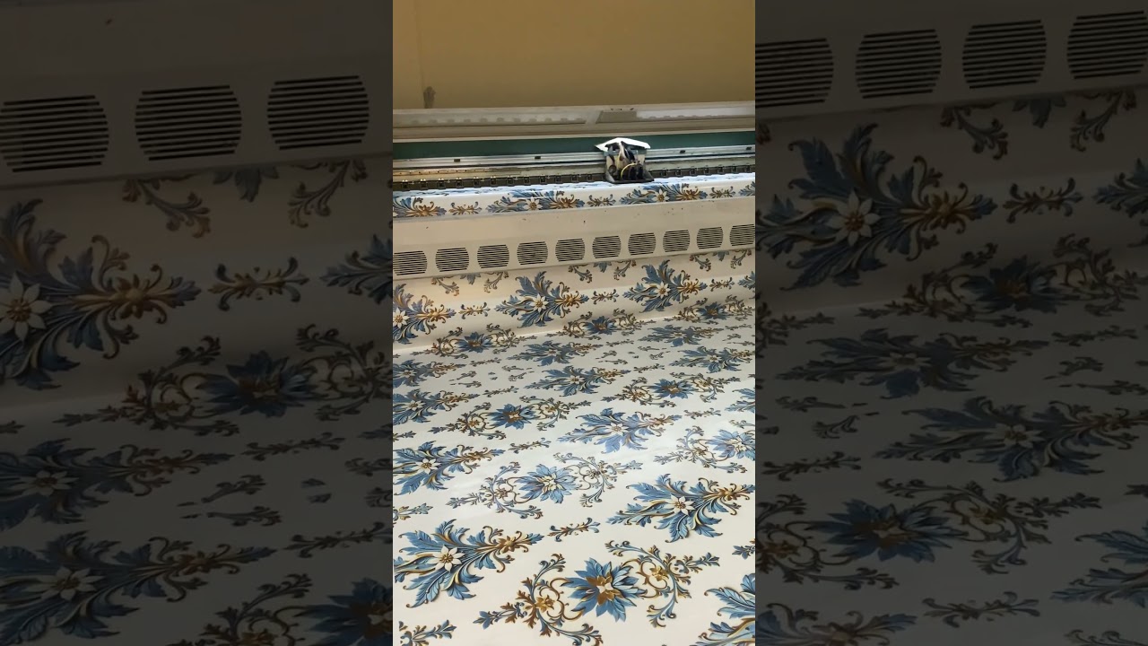 3D Flex wallpaper / flex printing machine / 2 pass