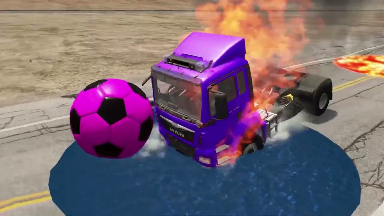 TRANSPORTING PIXAR CARS & FRUITS WITH COLORED & JOHN DEERE vs CLAAS vs TRACTORS - BeamNG.drive #962