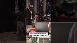 Sarkodie records a verse for simba