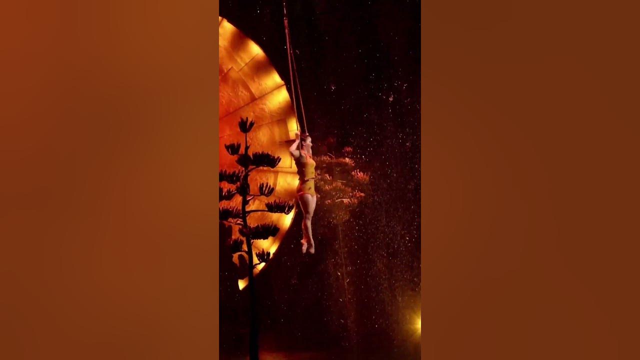 Taking "dancing in the rain" to another level  😍 | Cirque du Soleil