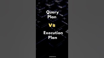 SQL QUERY PLAN vs. EXECUTION PLAN ✍️