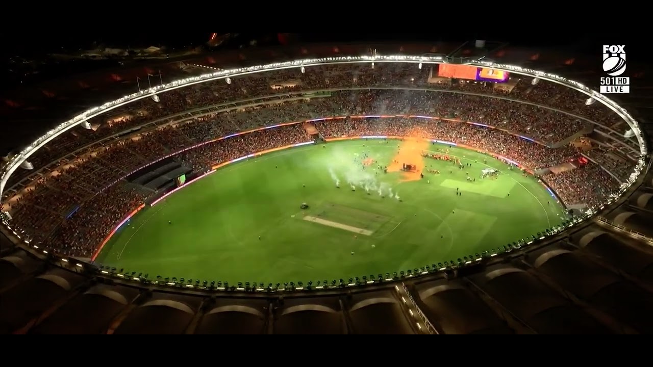 2023 BBL Grand Final Trophy Presentation Confetti & Pyrotechnics