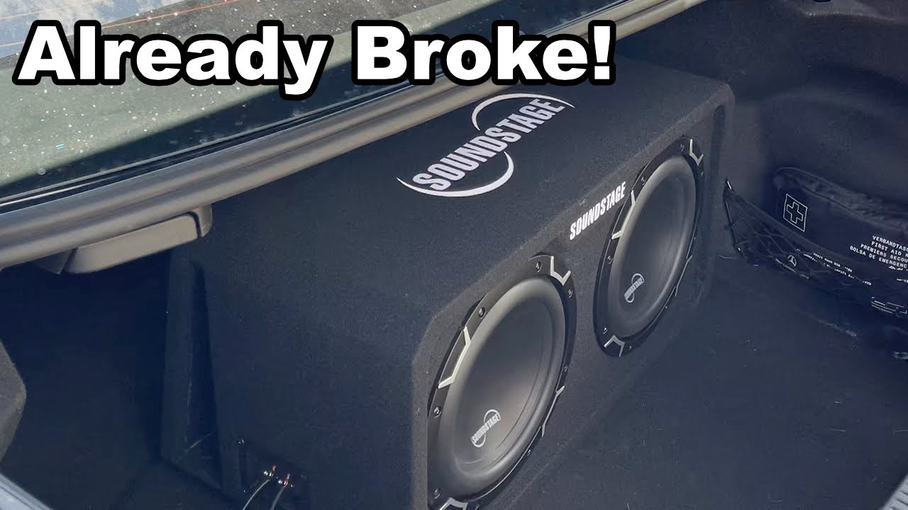 My Subwoofer Broke After 2 Months YouTube