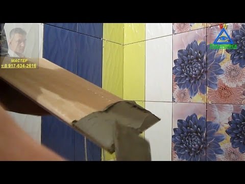 Правильная укладка плитки на стены в ванной комнате
