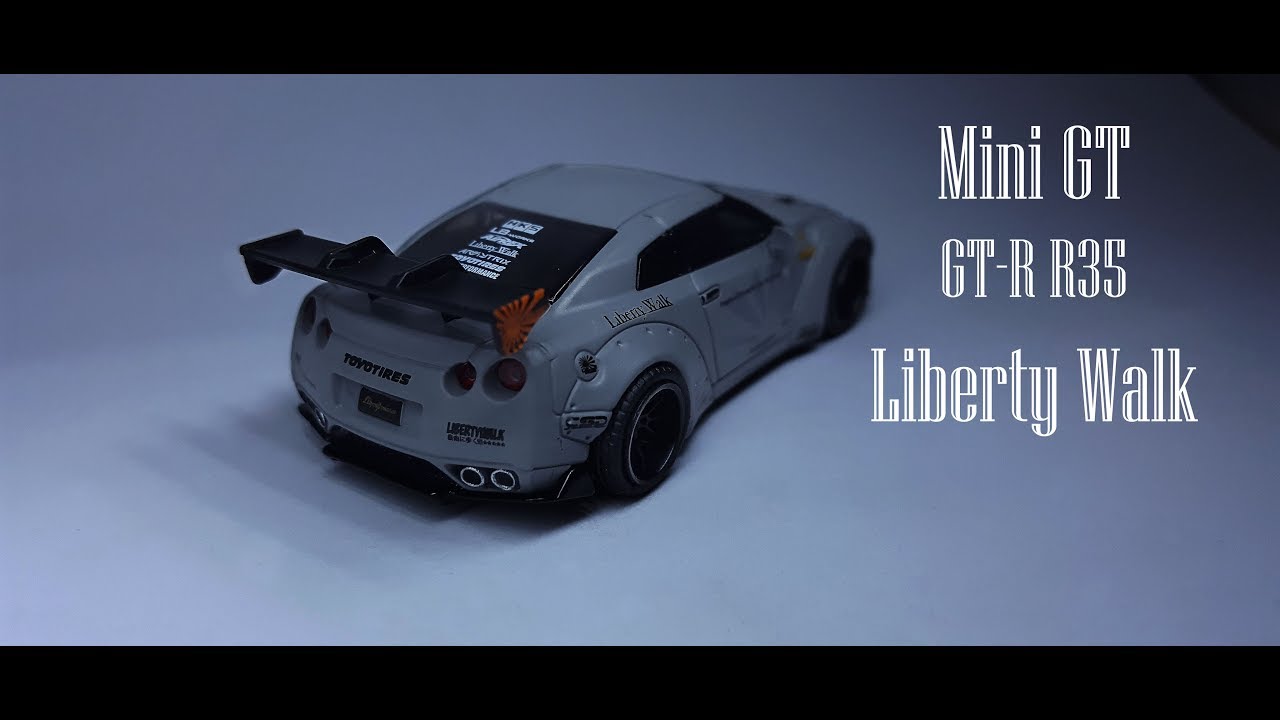 Toy Casters Review of the Mini GT, GT-R Liberty Walk - YouTube