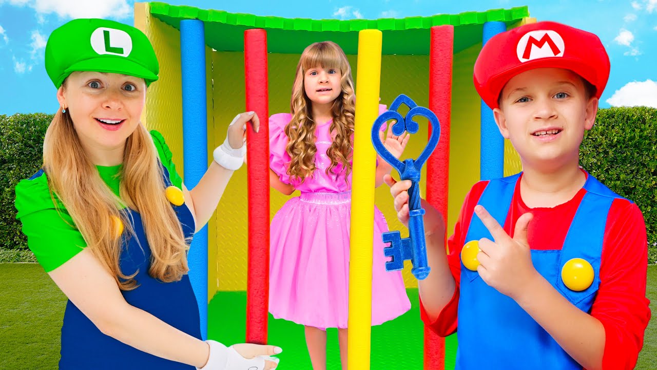 Przygoda Diany i Romy w Super Mario Bros - Czy uda im się uratować księżniczkę?