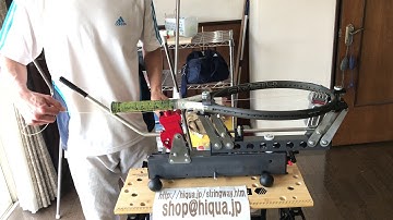 StringwayストリングウエイMS140Lガット張り機はラケット３６０度回転出来ます！