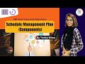PMP Learning - Schedule Management Plan (Components)