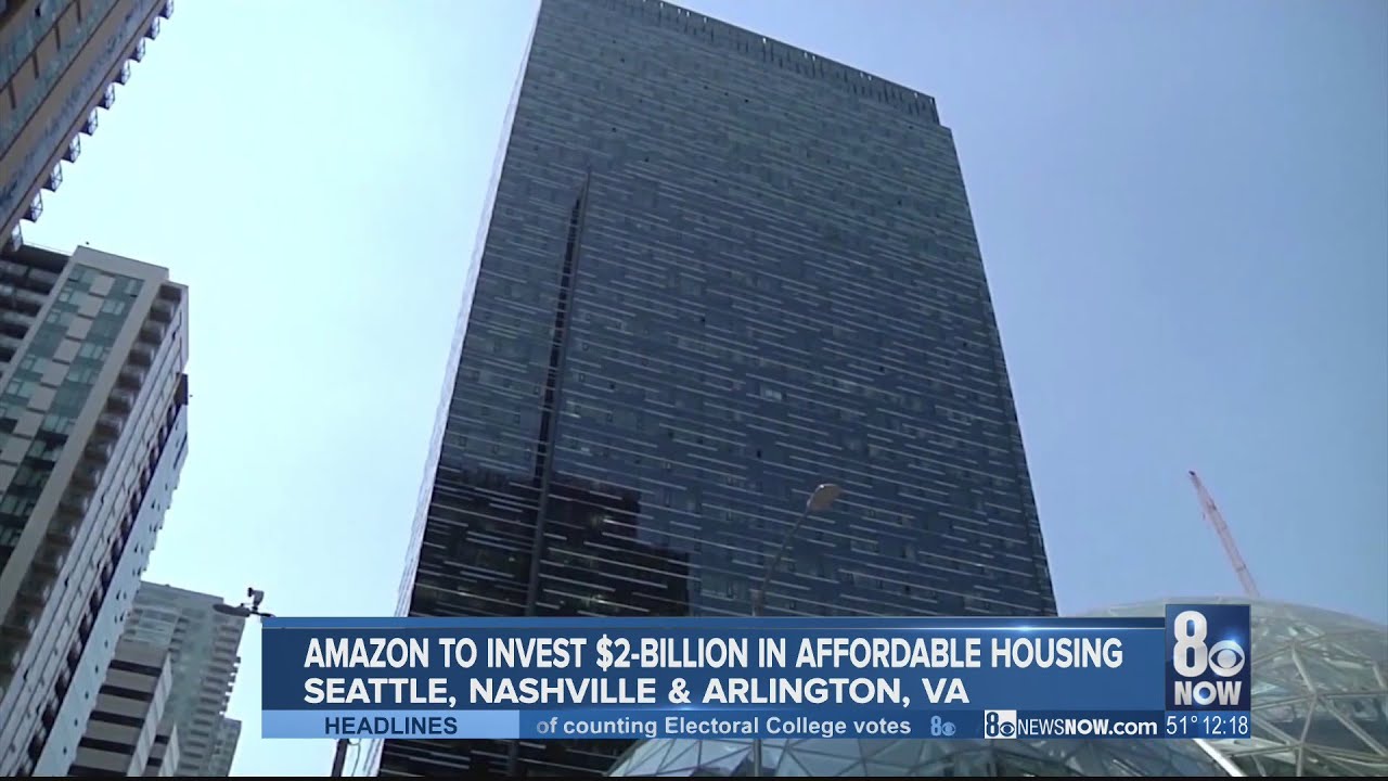 Amazon to invest $2B in affordable housing - YouTube