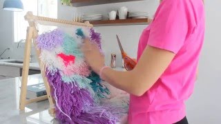 Weaving | Figuring out where to start trimming the fringe