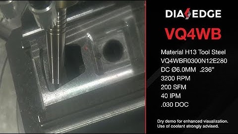 DIAEDGE Smart Miracle VQ4WB Lollipop End Mill for Multi-Functional Machining