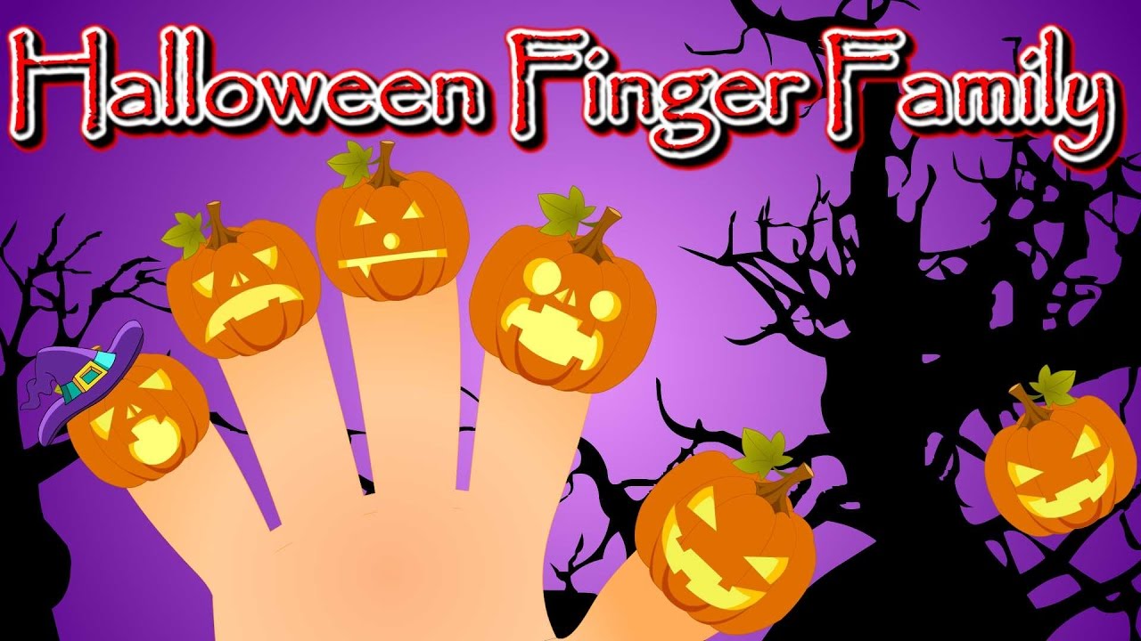 Halloween Pumpkin Finger Family Halloween English Nursery Rhymes for