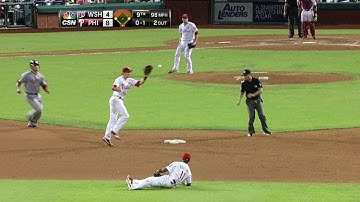 WSH@PHI: Rollins makes a sliding stop for the force