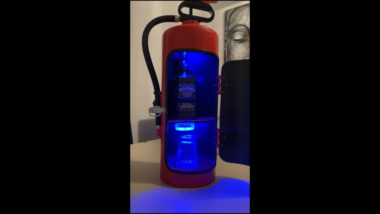 Feuerlöscher Umbau zur Minibar 