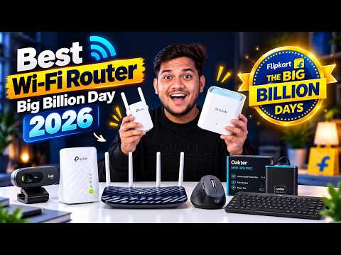 Best WiFi Router Big Billion Days 2026 🔥 Full WiFi Even in the Bathroom! | TP-Link, D-Link