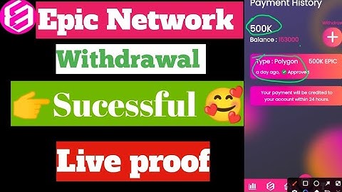 Epic network withdrawal trust wallet, Sucessful , Live proof | how to withdrawal Epic Coins...