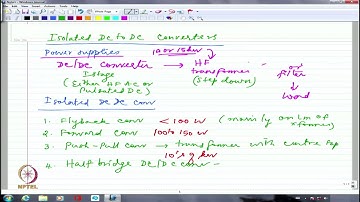 Isolated DC-DC Converters- I.
