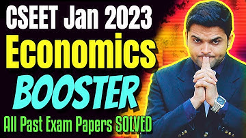 CSEET Economics MCQ Booster for Jan 2023 | Most Expected One Liners + All ICSI Past Exam MCQs