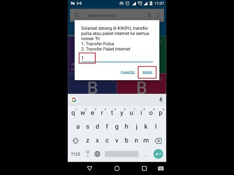 Khusus anda pengguna tri jika ingin mengirim pulsa atau biasa di sebut transfer pulsa namun tidak ta. 