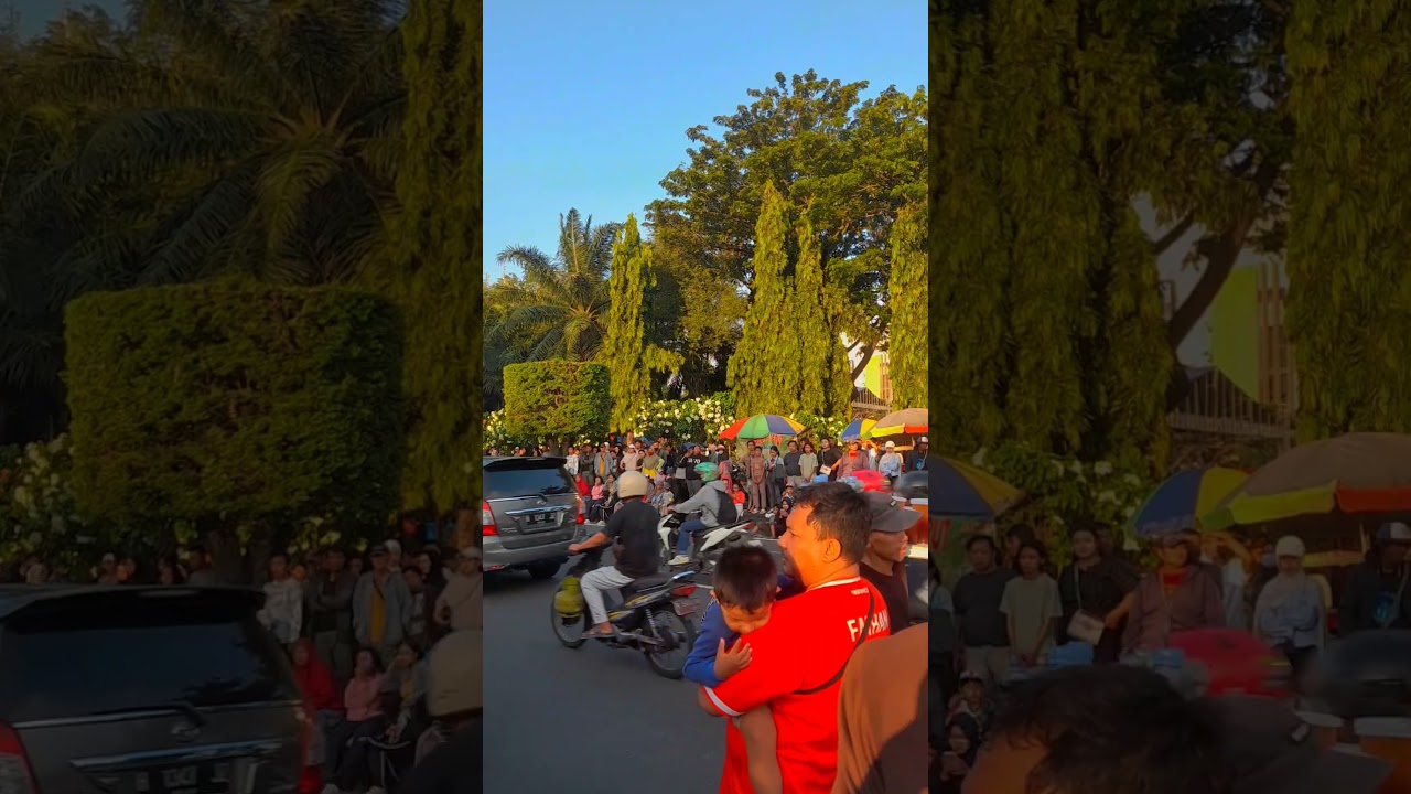 Suasana Simpang 5 Kota Semarang saat acara Pawai Ogoh-Ogoh 2026 #shorts