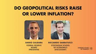 Do Geopolitical Risks Raise or Lower Inflation
