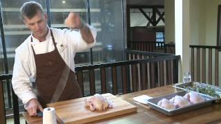 How to Truss a Chicken - Kitchen Tips from Eno Terra Restaurant and Taverna