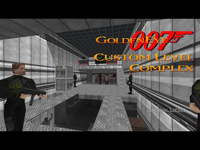 GoldenEye 007 N64 - Matrix Multiplayer (Custom level) 