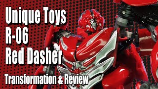 Unique Toys R06 Red Dasher [Dino]: Rock FX Review