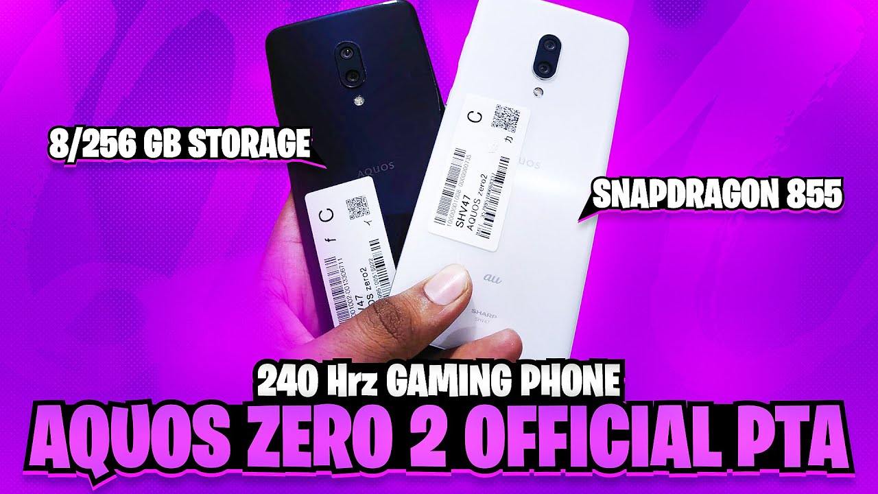Sharp Aquos Zero 2 Android 12 240Hrz Best Device Under 25k YouTube